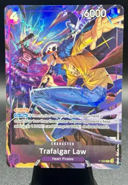 Trafalgar Law (Illustration Box Vol.6) P-093 One Piece Promotion Cards Foil - Image 1