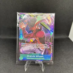 One Piece Dracule Mihawk ST12-003 Illustration Box Vol.4 Promo Card Sealed - Image 1