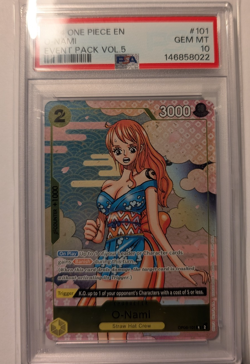 2024 ONE PIECE EVENT PACK VOL.5 #101 O-NAMI PSA 10 - Image 3
