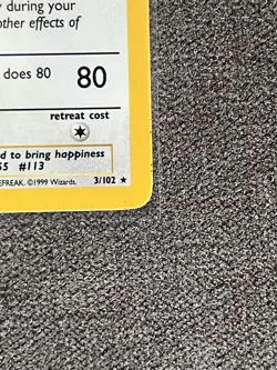 Chansey 3/102 Base Set Holo Rare Pokemon Card 1999 WOTC TCG Vintage Pokemon - Image 5