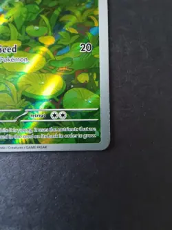 Bulbasaur 166/165 Holo Illustration Rare Scarlet & Violet 151 Pokemon Card - Image 3