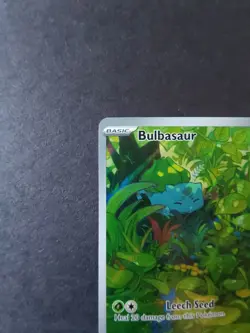 Bulbasaur 166/165 Holo Illustration Rare Scarlet & Violet 151 Pokemon Card - Image 5