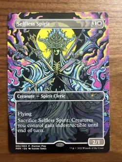 MTG Selfless Spirit Premier Play Promotional Card English, Near Mint Condition - Image 1