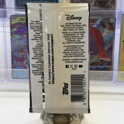 (SEALED) 2026 Topps Disney Neon - Single Pack (5 Cards) Chrome Sketch Parallel - Image 2