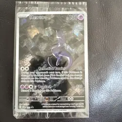 Sealed Mewtwo SVP 052 Mint Black Star Promo Card Scarlet & Violet 151 - Image 1