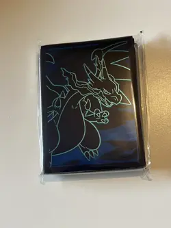 Pokemon Phantasmal Flames Sealed ETB Card Sleeves (65) featuring Charizard - Image 2