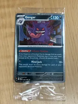 Gengar 050/088 - EB Games SEALED Pokemon Promo Card Gengar - Image 1