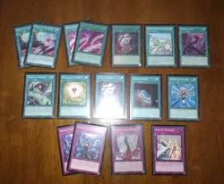 Yugioh Black Rose Deck Of 64 Cards W/ Sleeves! Ruddy Rose, Moonlight, Rox, Etc. - Image 2