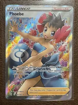 Phoebe Full Art Holo Card 161/163SWSH05: Battle Styles NM Condition - Image 1