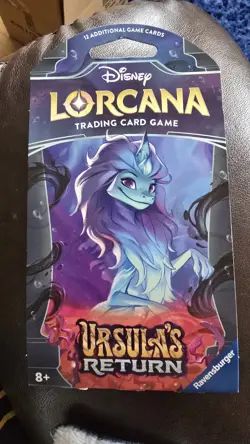 Disney Lorcana TCG *Ursula's Return Sleeved Booster Pack* 12 Cards - Image 1