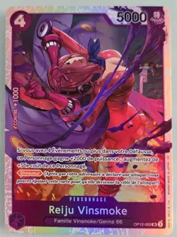 Vinsmoke Reiju OP12-063 SR Legacy of the Master - ONE PIECE Card Game French Fra - Image 1