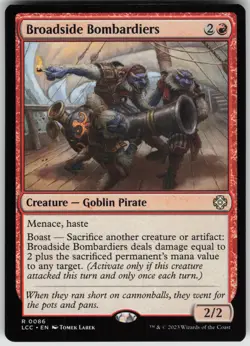 Broadside Bombardiers R Commander: The Lost Caverns of Ixalan 86 NM - Image 1