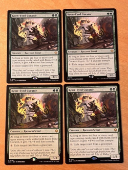 Magic the Gathering MTG 1x Keen-Eyed Curator Bloomburrow NM - Image 1