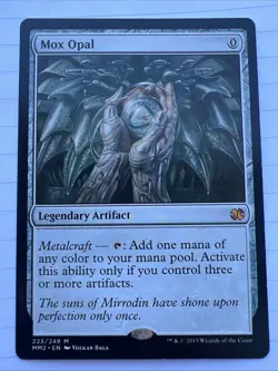 MTG Magic The Gathering Mox Opal Regular Double Masters LP - Image 1