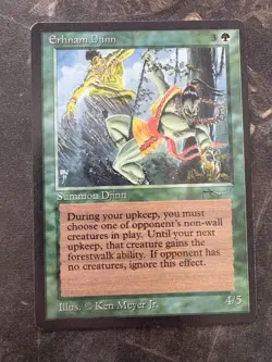 *** ARABIAN NIGHTS Erhnam Djinn *** NM-Mint Beauty! - MtG Magic - Image 1