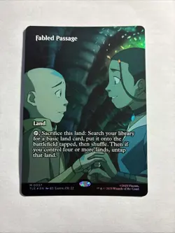 Fabled Passage (Borderless) Avatar: The Last Airbender Foil MTG Plus Bonus Rare! - Image 1