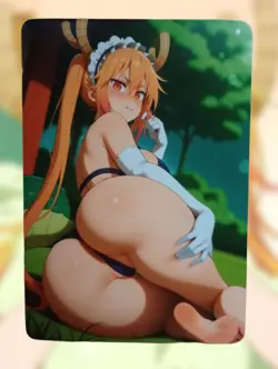 Tohru Miss Kobayashi's Dragon Maid Anime Waifu Sexy Goddess Doujin Hentai Card - Image 1