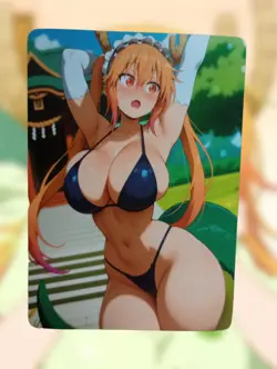 Tohru Miss Kobayashi's Dragon Maid Anime Waifu Sexy Goddess Doujin Hentai Card - Image 1
