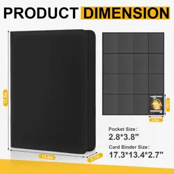 1024 Pocket Trading Card Binder Compatible with Pokemon TCG MTG Baseball Spor... - Image 3