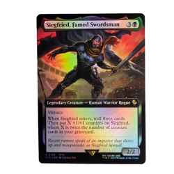 Siegfried, Famed Swordsman - Foil - Extended Art R MTG Commander: Final Fantasy - Image 1