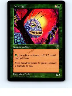 Foratog Green Uncommon Mirage MTG NP Near Mint or Better - Image 1