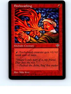 Firebreathing # Common Mirage MTG NP Near Mint or Better - Image 1