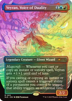 MTG - Veyran, Voice of Duality - Borderless Foil - Secret Lair - Magic - Image 1