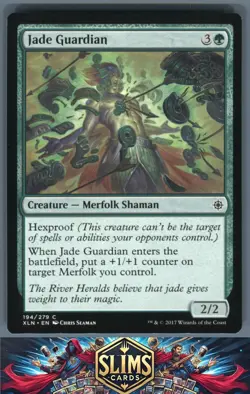 Magic the Gathering MTG Ixalan Jade Guardian #194 Buy 2 Get 1 - Image 1