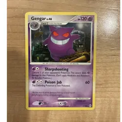 Pokemon TCG Gengar 17/99 Arceus Rare Regular 2009 - Image 1