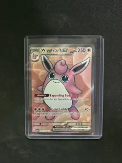 Pokemon TCG: Wigglytuff ex 187/165 Full Art Scarlet & Violet 151 NM - Image 1