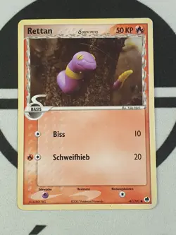 Pokemon Karte Rettan 47/101 Ex Dragon Frontiers Set Deutsch Delta Species - Image 2