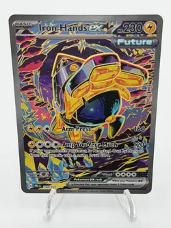 Iron Hands ex 154/131 Prismatic Evolutions Special Illustration Rare Pokemon NM - Image 1