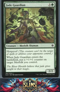 Magic the Gathering MTG Ixalan Jade Guardian #194 Buy 2 Get 1 - Image 1
