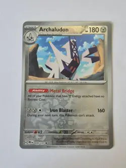 Archaludon 070/131 Reverse Holo Prismatic Evolutions Pokemon Near Mint - Image 1