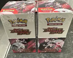 2 x Pokemon Destined Rivals Half Booster Box New & Sealed - Image 1