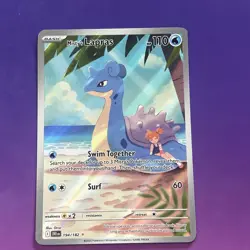 Pokemon TCG Destined Rivals Misty's Lapras 194/182 Illustration Rare - Image 1