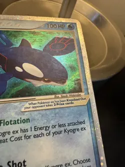 Kyogre ex 95/100 EX Crystal Guardians Ultra Rare Holo Pokemon TCG MP-HP - Image 2