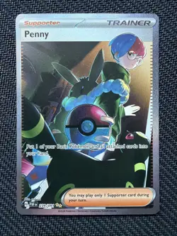 Pokemon Penny 239/091 SV: Paldean Fates Holo Special Illustration Rare - Image 1