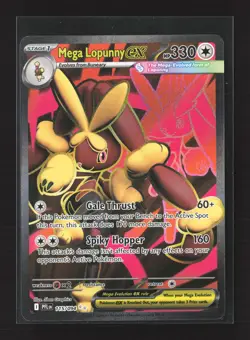 Pokemon ME02: Phantasmal Flames #115/094 Ultra Rare,Holo Mega Lopunny ex - Image 1
