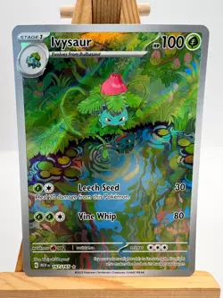 Pokemon TCG - S&V 151 - 167/165 Ivysaur - Illustration Rare - NM/M - Image 1