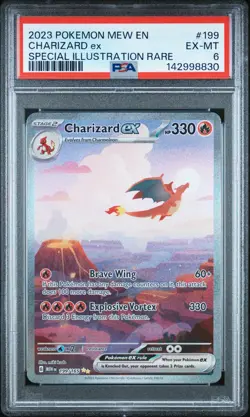 2023 Pokemon SV 151 199 Charizard EX PSA 6 142998830 - Image 1