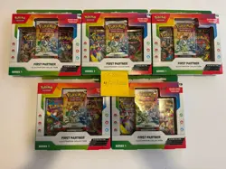 5 PACK Pokemon First Partner Illustration Collection SEALED NEW - Image 1