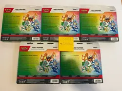 5 PACK Pokemon First Partner Illustration Collection SEALED NEW - Image 2