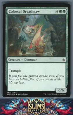 Magic the Gathering MTG Ixalan Colossal Dreadmaw #180 Buy 2 Get 1 - Image 1