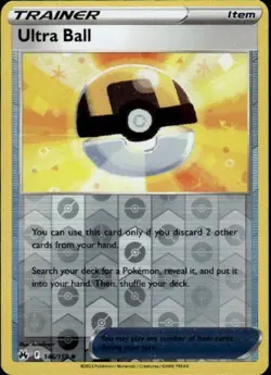 Pokemon TCG Ultra Ball 146/159 Crown Zenith Reverse Holo 146/159 - Image 1