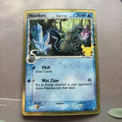 MIMIKYU (DELTA SPECIES) - SWSH136 - HOLO - SWORD & SHIELD PROMO - POKEMON - NM A - Image 1