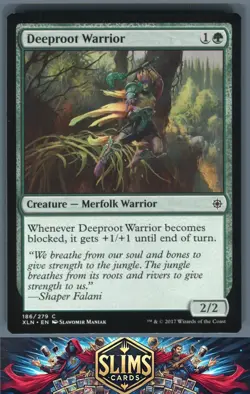 Magic the Gathering MTG Ixalan Deeproot Warrior #186 Buy 2 Get 1 - Image 1