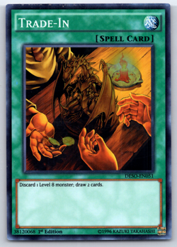 Yugioh Trade In DESO-EN051 1st Edition Super Rare Very Lightly Played Card TCG - Image 1