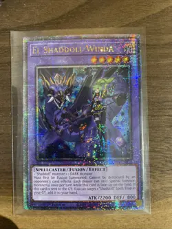 Yugioh El Shaddoll Winda Alt Art Quarter Century Secret Rare RA04-EN067 1st Ed - Image 1