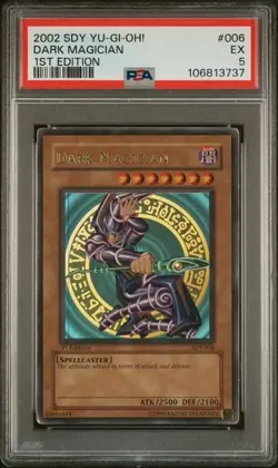 Dark Magician SDY-006 Starter Deck: Yugi 1st Edition PSA5 - Image 1